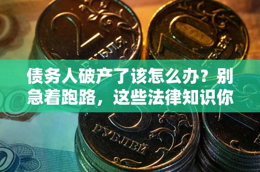 济南债务人破产了该怎么办？别急着跑路，这些法律知识你必须懂